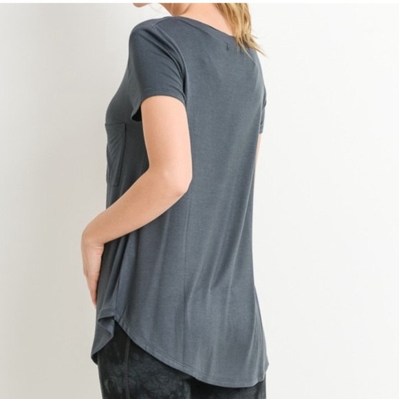 Women’s V-Neck Tee Shirt in Pine Green Size Large NWOT - Picture 5 of 6